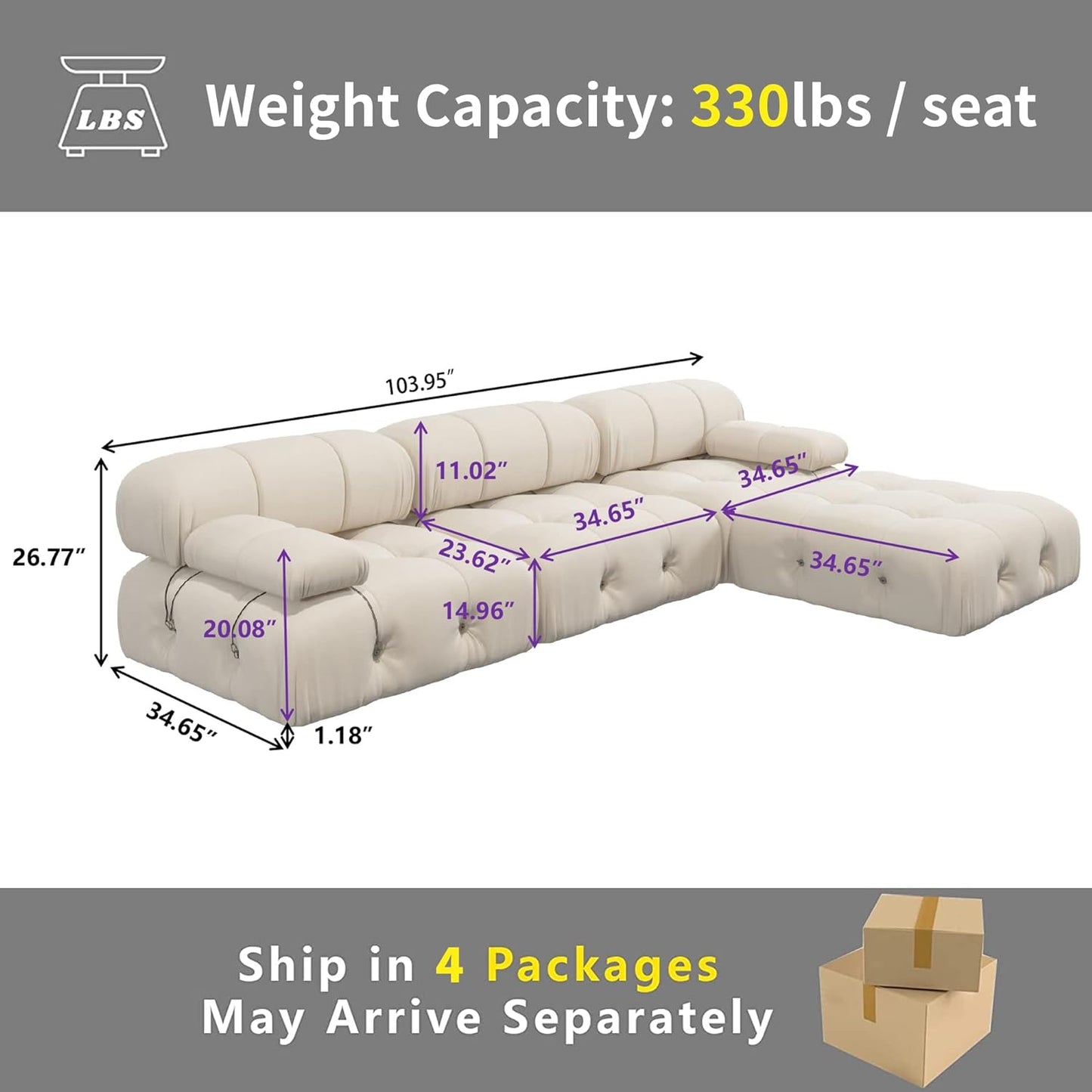 BORA BORA BUBBLE MODULAR SOFA